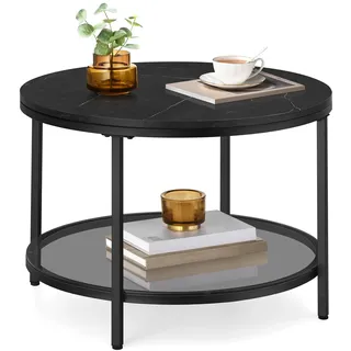 VASAGLE Marmorschwarz-Tintenschwarz 110 x 60 x 45 cm