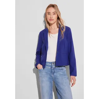 STREET ONE Damen A212156 Kurzer Blazer, Intense royal Blue, 70