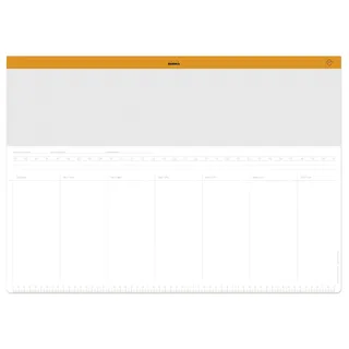 Rhodia Schreibunterlage 194042C 42 x 59,4cm Weiß/Orange