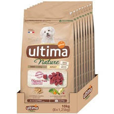 Ultima Nature Trockenfutter für Hunde, klein, mit Lamm, 8 x 1,25 kg, insgesamt: 10 kg