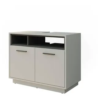 Vicco Waschbeckenunterschrank Beatrice Grau ¦ Maße cm