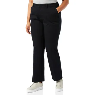 Dickies - Trousers for Women, Perfect Fit Straight Leg Pants, Action Flex Technology, Black, 27W