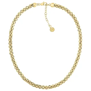 Tommy Hilfiger Kettenarmband 23K Vergoldet Edelstahl / Halskette 23K Vergoldet Edelstahl