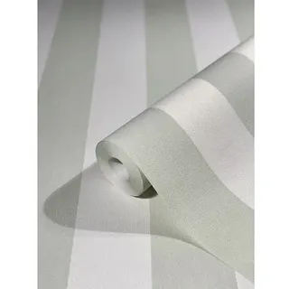 Marburg Vliestapete »Hailey«, Streifen, weiß/grün - weiss