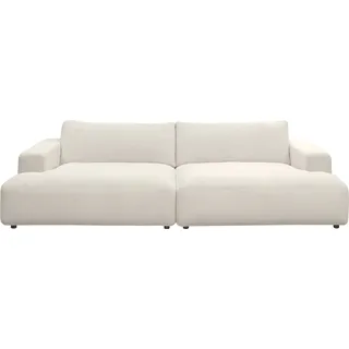 GALLERY M branded by Musterring Loungesofa »Lucia«, Cord-Bezug, Breite 292 cm, weiß