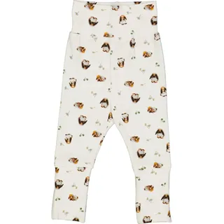 Müsli by Green Cotton Unisex Baby Bunnies Pants, Balsam Cream/Walnut/Oat, 74 EU