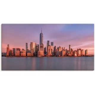 Artland Wandbild »New York City«, New York, (1 St.), als Leinwandbild, Poster in verschied. Größen Artland pink