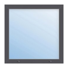 Meeth Wohnraumfenster »77/3 MD«, Gesamtbreite x Gesamthöhe: 120 x 190 cm, Festelement - schwarz