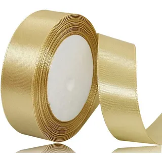 Dekoration Geschenkband Gold 25m