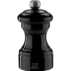 Peugeot Bistro Salzmühle 10 cm Schwarz lackiertes Holz, Pfeffermühle + Salzmühle, Schwarz