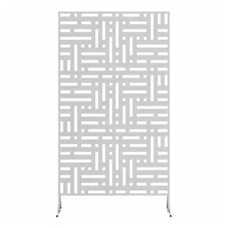 vidaXL Sichtschutz 180 cm grau Stahl