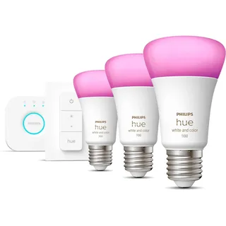 Philips Hue White & Color Ambiance E27 9 W 1100 lm 3 St.