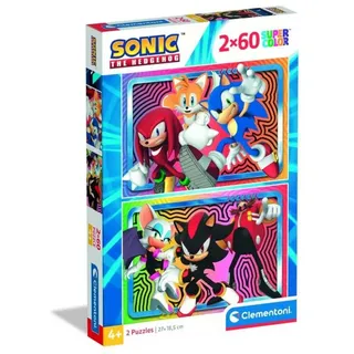 CLEMENTONI Puzzle Sonic 2x60 pieces (2025) 2D Puzzles