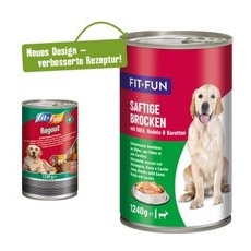 FIT+FUN Ragout 6x1240g Wild, Nudeln & Karotten