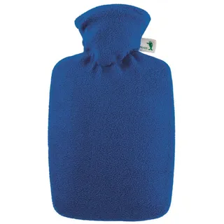 Hugo Frosch Wärmflasche Klassik 1.8 L Fleecebezug blau