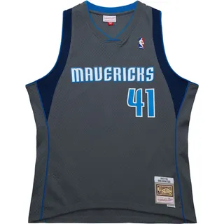 Swingman Mesh Jersey Dallas Mavericks 2003-04 Nowitzki - XL - Schwarz