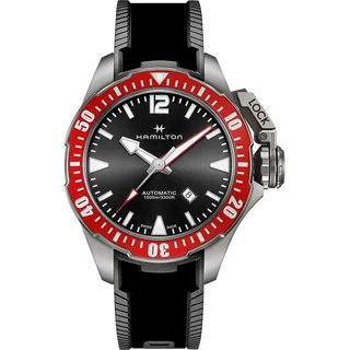Hamilton Khaki Navy Frogman Titanium H77805335 Herren Automatikuhr 80h Gangreserve