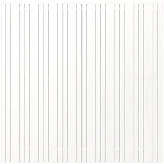 Plus Sichtschutzzaun 180 x 180 cm Weiß Holz