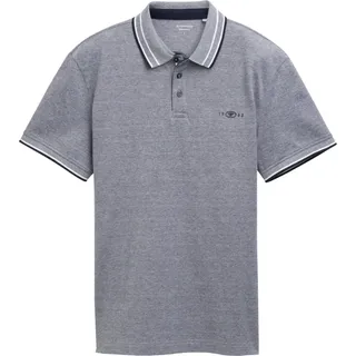 Tom Tailor Poloshirt Kurzarmshirt - Grau