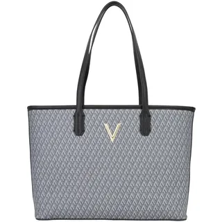 Valentino Shopper Schultertasche Queen Re Shopping Bag Nero/Multicolor dunkelgrau