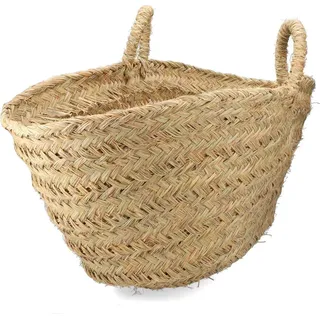 EDM Esparto Kaminholzkorb 60 x 35 x 45 cm 60 x 45 x 35 cm Oval - Brand Produkt - EAN: 8425998742374