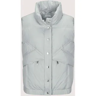 MADELEINE Kurzweste »Steppweste Leicht wattierte Damenweste«, silberfarben