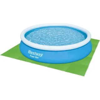 BESTWAY Flowclear Pool Bodenschutzmatten 9 Stück á 78 x 78 cm Grün 5,47 m2