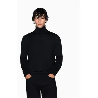 A|X Armani Exchange für Herren. XM000900AF11982UC001 Schildkrötenpulli schwarz (XXL), Lässig, Wolle, Acryl