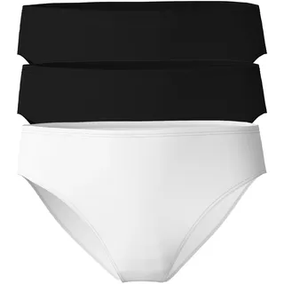 CALIDA Slip 3 St. Schwarz/Weiß M