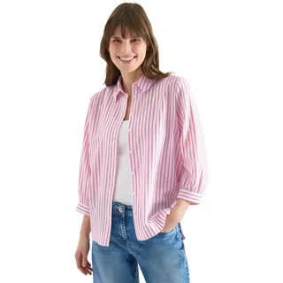 Cecil Bluse in Seersucker Qualität Beetroot pink L