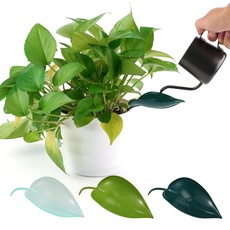 9stk Kunststoff Pflanzenbewässerungsgeräte, Wassertrichter Zimmerpflanzen Pflanzenbewässerungsset für Töpfe Gartenbewässerungstrichter für Drinnen und Draußen (3 Farben)