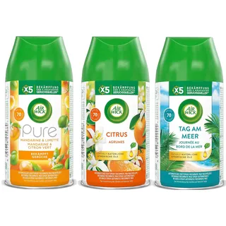 Air Wick Freshmatic Max – Nachfüller Set – Automatisches Raumspray – Raumduft Fruchtige Düfte – 3 x 250 ml Nachfüller