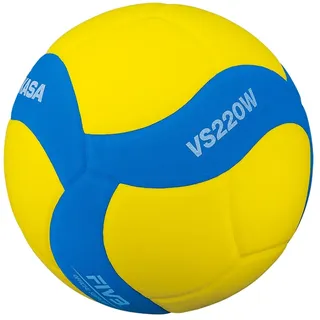 Mikasa VS220W-Y-BL, Volleyball Kinder gelb/blau 5