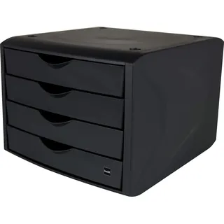 Helit Schubladenbox the green chameleon 1-tlg. anthrazit-schwarz