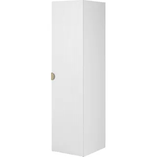 Selsey Moonir - Kleiderschrank 1-türig mit Kleiderstange, 50 cm, weiß - Weiß