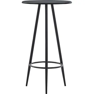 vidaXL 3-tlg. Bar-Set Stoff Schwarz - Schwarz