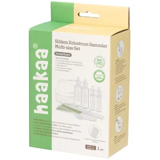 Haakaa Kolostrum Sammler (vorsterilisiert) Multi-Size 6er Set 1 St transparent