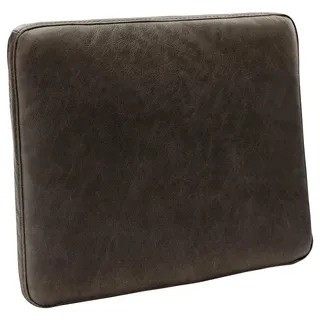 Livetastic Zierkissen , Fango , Leder , Echtleder , Anilinleder , Füllung: Schaumstoff,Schaumstoff , rechteckig , 52x42x7 cm , Made in Eu , hochwertige Qualität , Heimtextilien, Wohntextilien, Kissen, Zierkissen