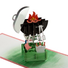 Hallmark 3D Premium Vatertagskarte – Signature Paper Wonder Barbecue Set Design