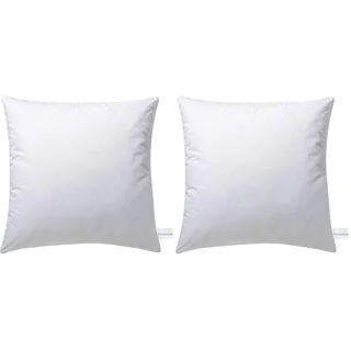 Billerbeck Kopfkissen Kuschelkissen D/F - Kissen in 40 x 40 cm – weiches Kuschelkissen – 50% Daunen, 50% Federn – mit Tragetasche (Packung mit 2)