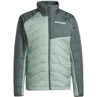 adidas Herren Terrex Multi Synthetic Insulated Jacket, Silver Green/Legend Ivy, M