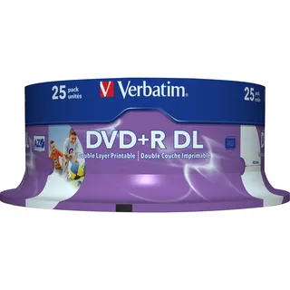 Verbatim DVD+R DL 8,5GB 25er Spindel