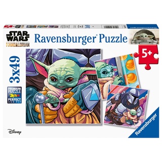 Ravensburger Star Wars Mandalorian 3 x 49 Teile, Puzzles for Kids Age 5 Years Up