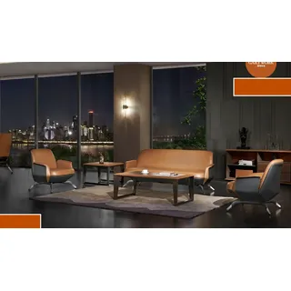 Sessel Design Couch Sofa Relax Leder Lounge Club Polster Sitzer Luxus Einsitzer - Braun