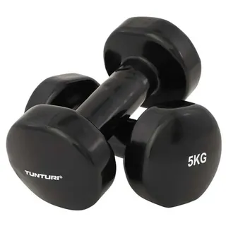 Tunturi Kurzhantel-Set Kurzhanteln 5 kg schwarz