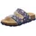 Fussbettpantoffel Blau/Mehrfarbig 28