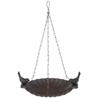 Esschert Design fb377 zum Aufhängen Vogeltränke mit 2 Vögeln