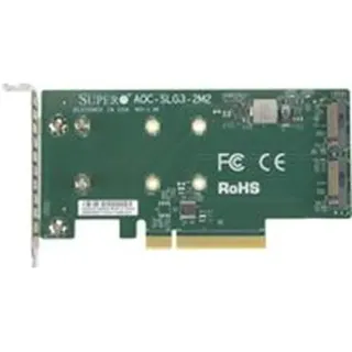 Supermicro 2x NVMe PCIe 3.0 x8 Low Profile
