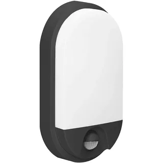 Adviti Aussenlampe 15 W schwarz 110 lm 4000 K IP54 mit Bewegungsmelder