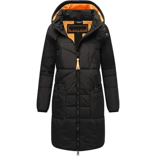 Steppmantel NAVAHOO "Steppmantel Bliblablubb 14", Damen, Gr. XS, schwarz, Obermaterial: 100% Polyester Pol. recyc..  Obermaterial: Futter: 100% Polyester Pol. recyc.. 100% Polyester Pol. recyc.., Mäntel Steppmantel